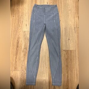 Lululemon textured grey size 4 leggings